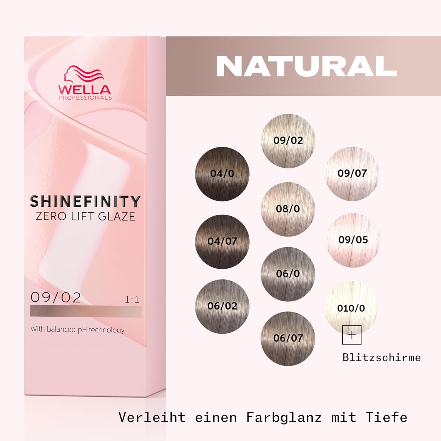 Thumbnail 4 de Wella Professionals Shinefinity Glaze – haarschonende demi-permanente Tönung (pH-neutral, ohne Ammoniak) für natürlichen Glanz