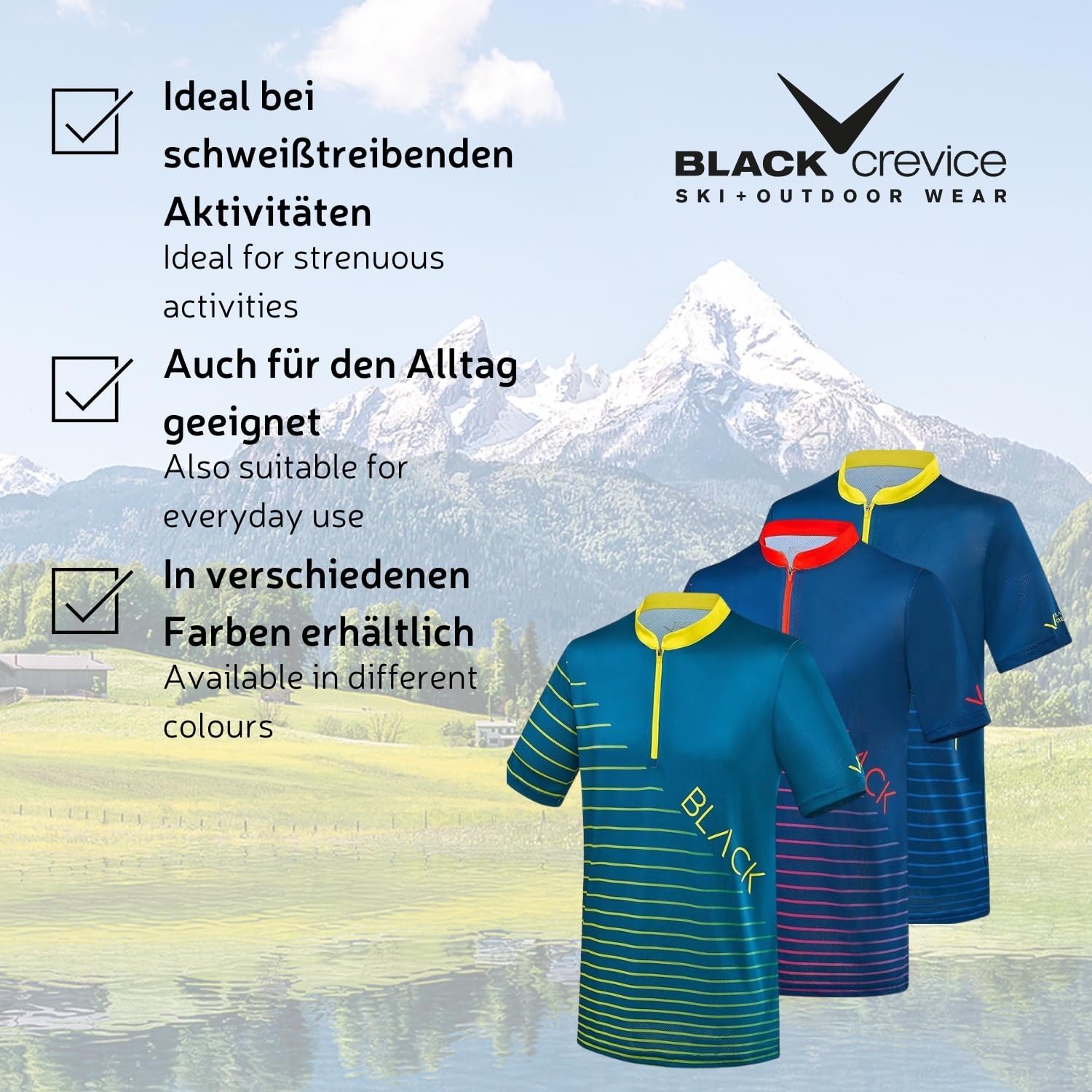 Thumbnail 4 de Black Crevice T-Shirt da MTB da Uomo – Comfort, traspirabilità e stile per il ciclismo