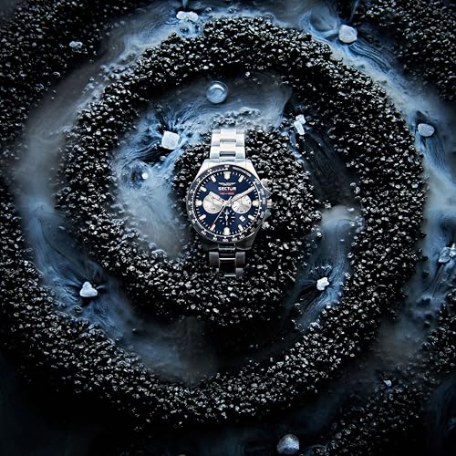 Detalle 2 de Sector No Limits Orologio Uomo in Acciaio con Cronografo – Collezione 230, 43 mm