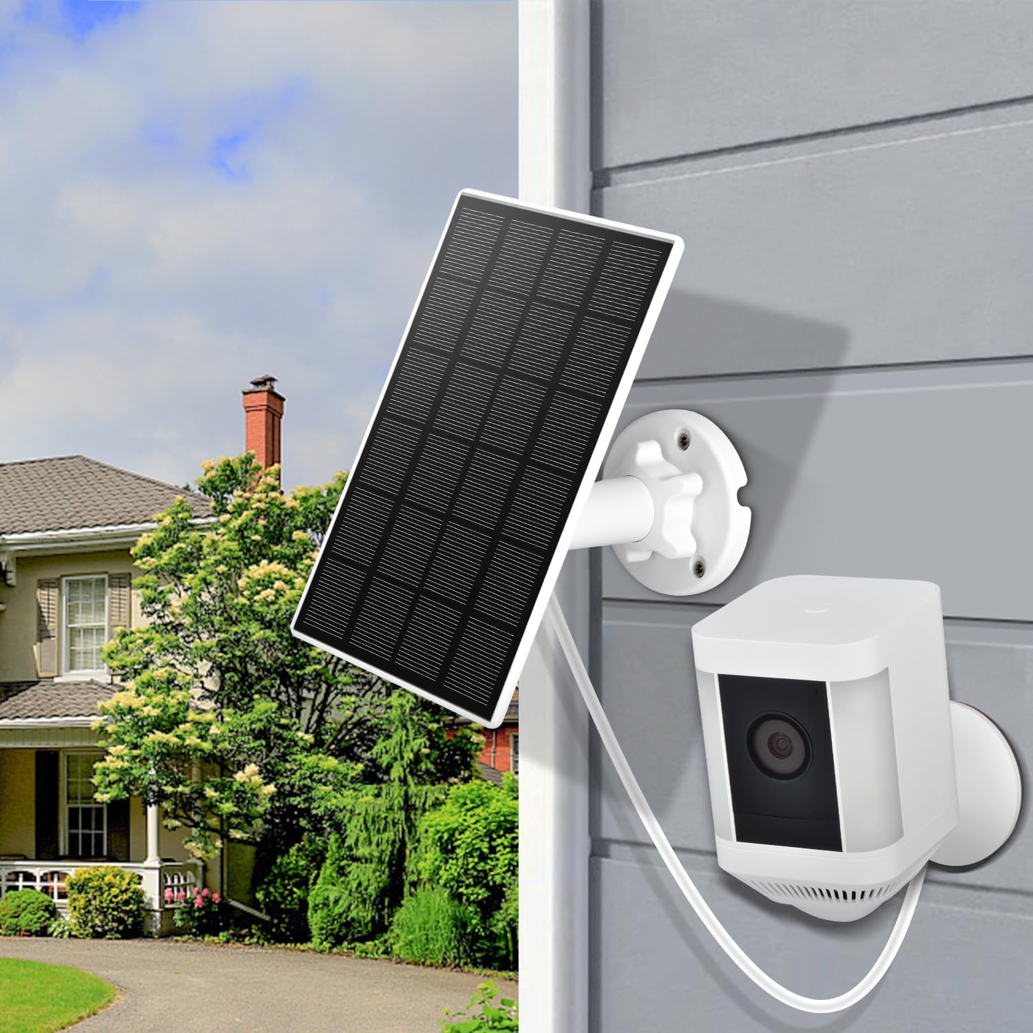 Detalle 2 de VIEWZONE Solar Panel for Ring Spotlight Cam 3.5W USB-C
