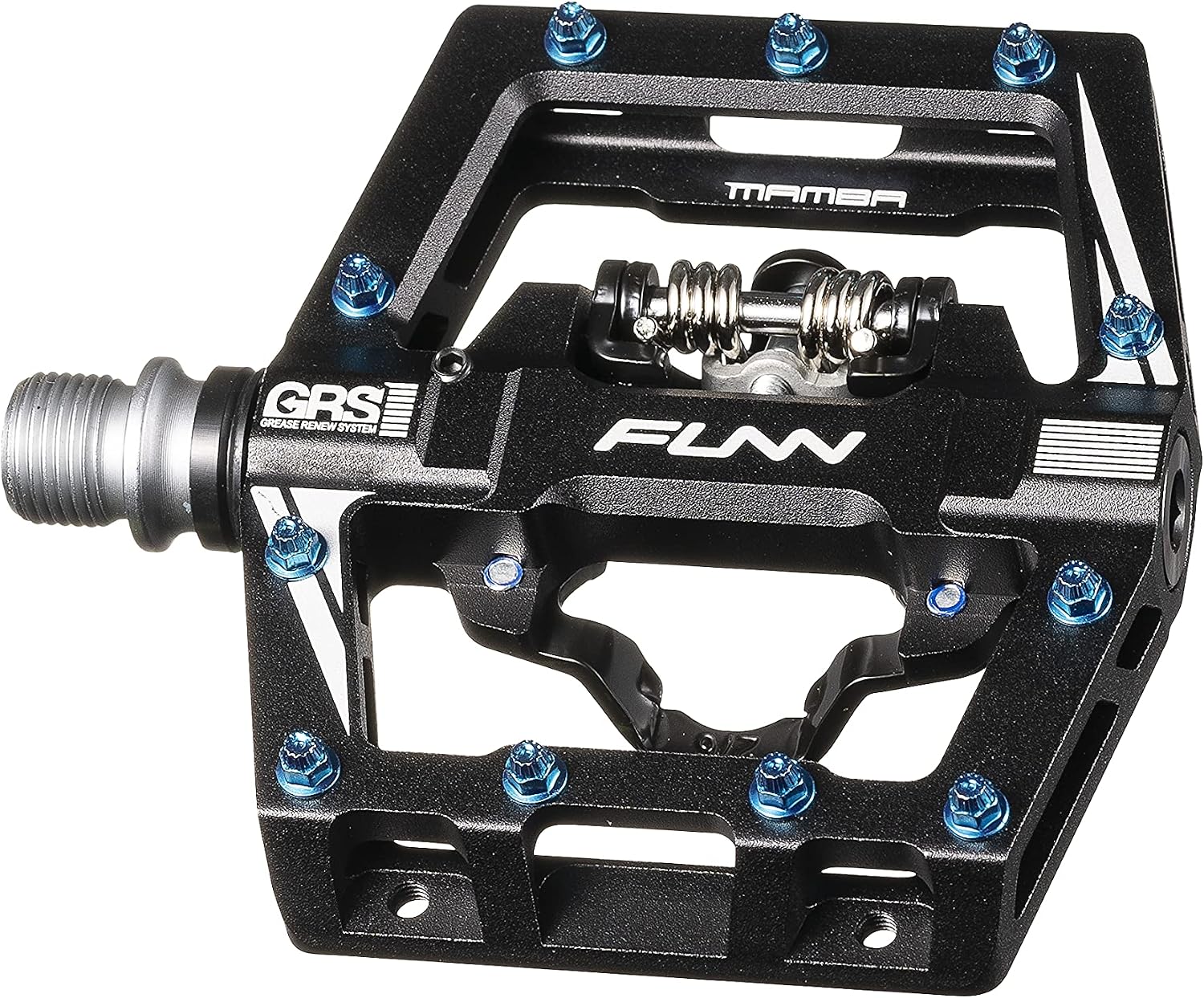 Funn Mamba S : Pédales VTT Clipless à Clip Simple Face, compatibles SPD – Axe CrMo 9/16