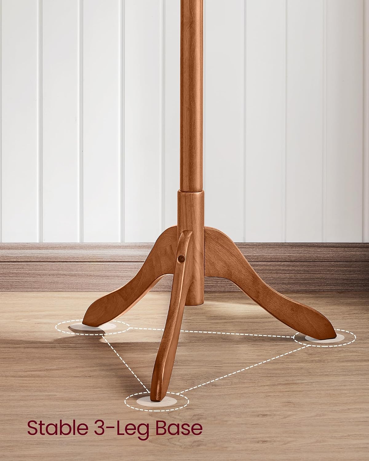 Thumbnail 4 de VASAGLE Solid Wood Coat Rack