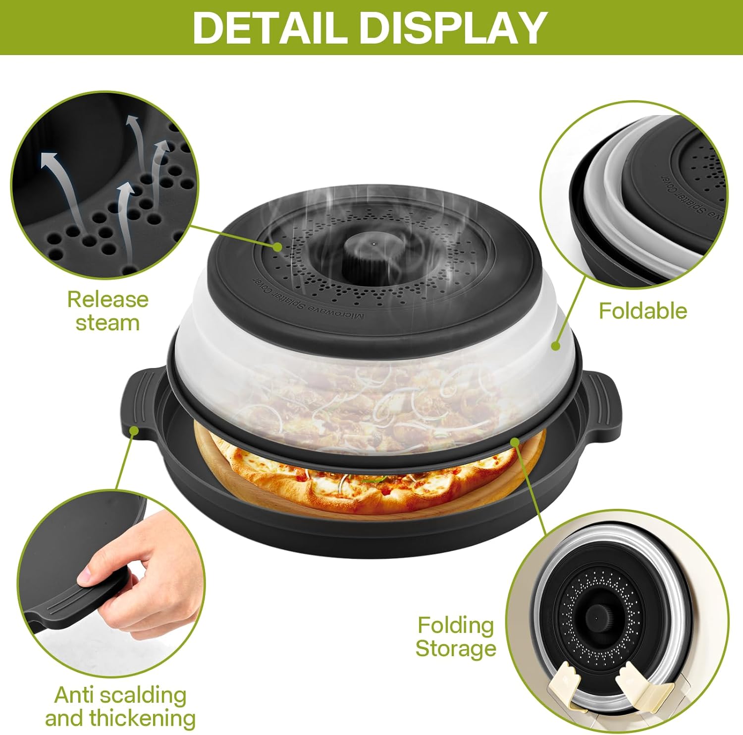 Thumbnail 4 de Microwave Splatter Cover 10.7 Inch