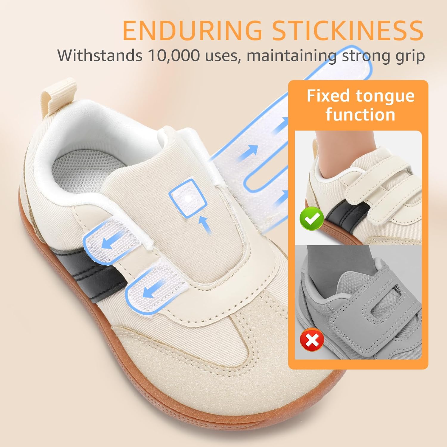Thumbnail 6 de STQ KIDS Toddler Barefoot Sneakers 0mm