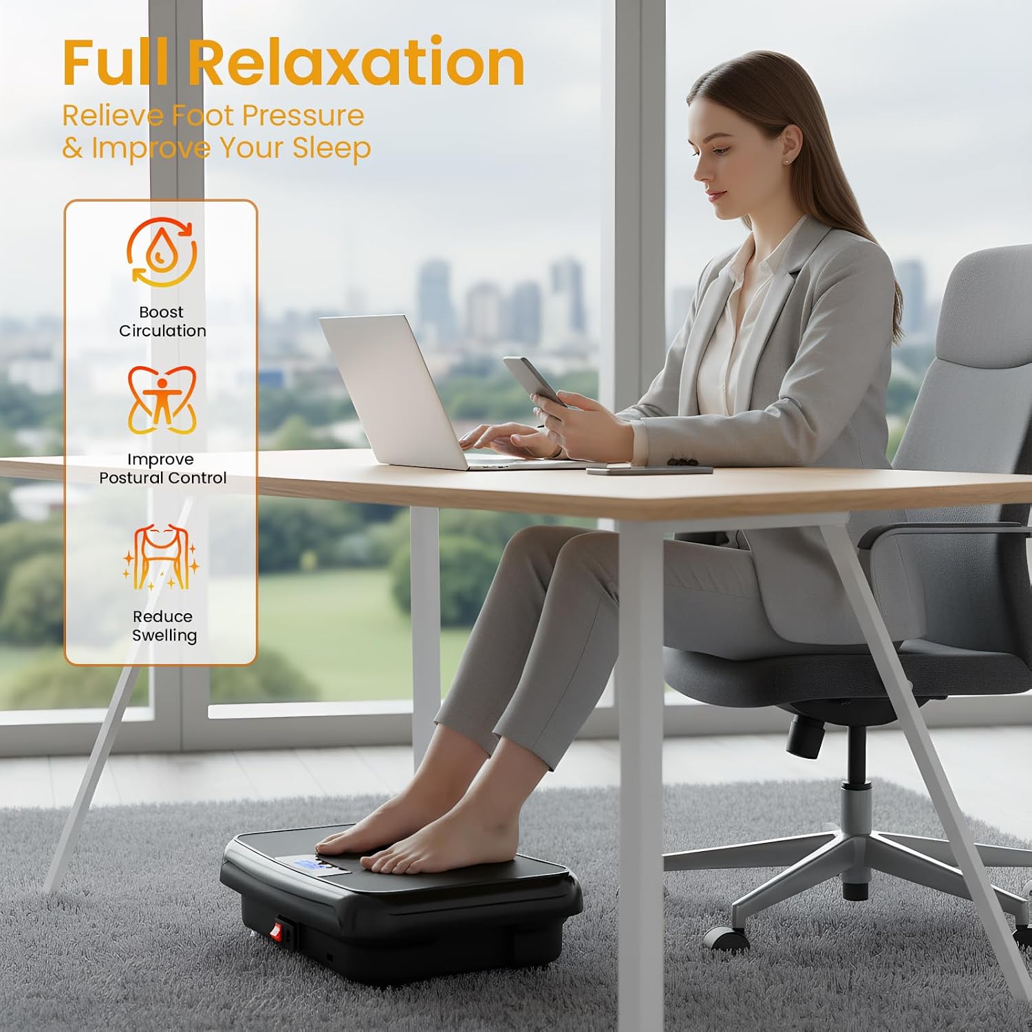 Thumbnail 5 de TISSCARE Vibration Plate: Full‑Body Home Workout Platform for Weight Loss and Lymphatic Drainage
