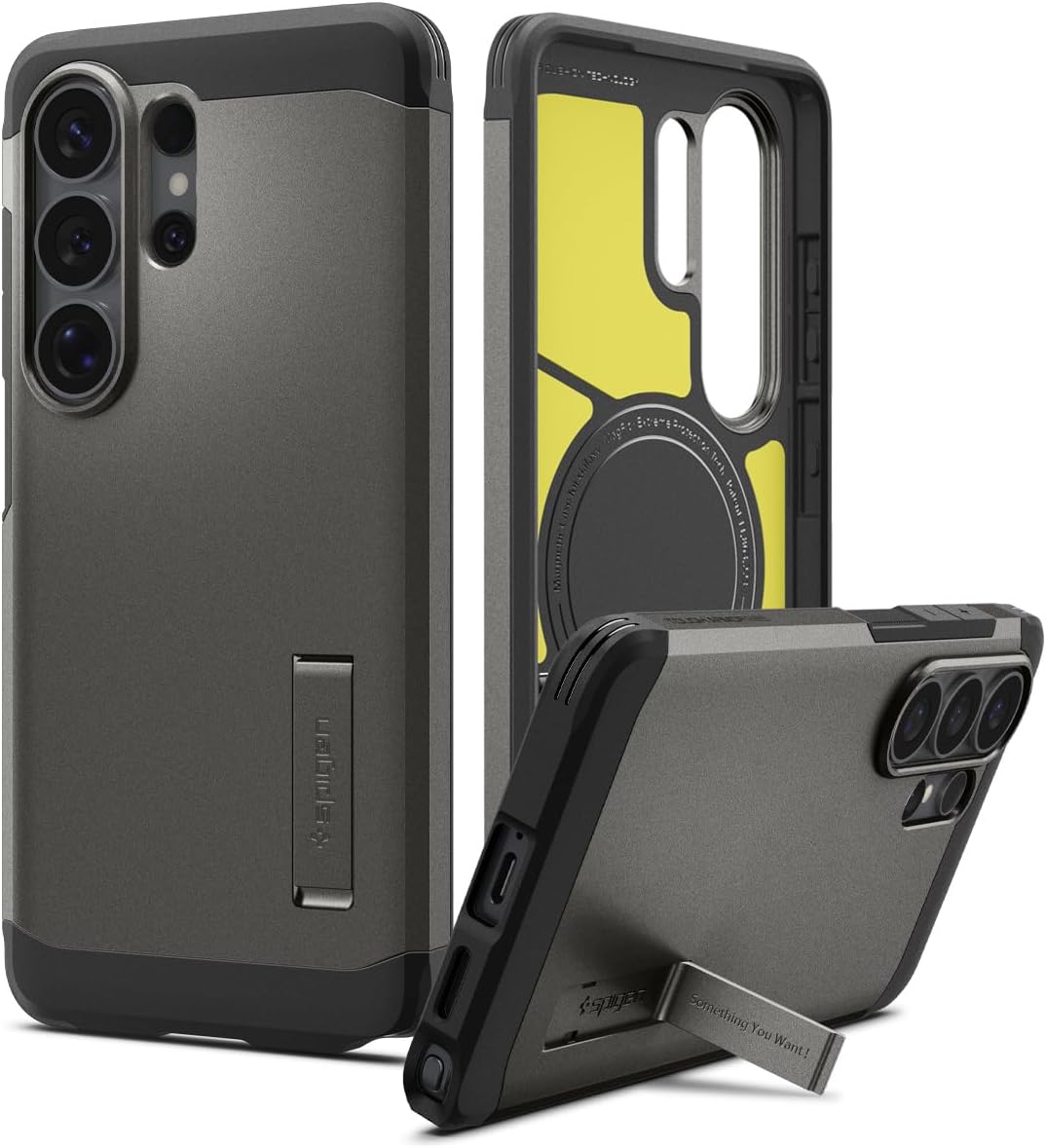 Detalle de Spigen Tough Armor MagFit für Samsung Galaxy S26 Ultra – Militärschutz, XRD-Pad Stoßdämpfung, MagSafe kompatibel