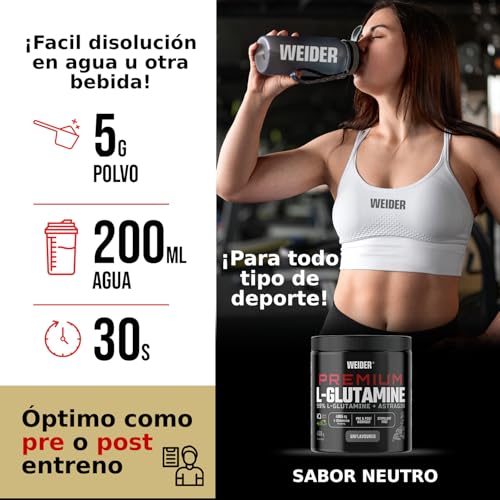 Thumbnail 3 de Weider Premium L-Glutamine 400 g — L-glutamina Kyowa Quality