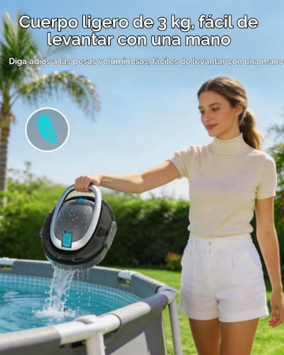 Thumbnail 8 de BRINBO S2 Robot Piscina: doble filtración, hasta 90 minutos de autonomía y cesto de 2 L