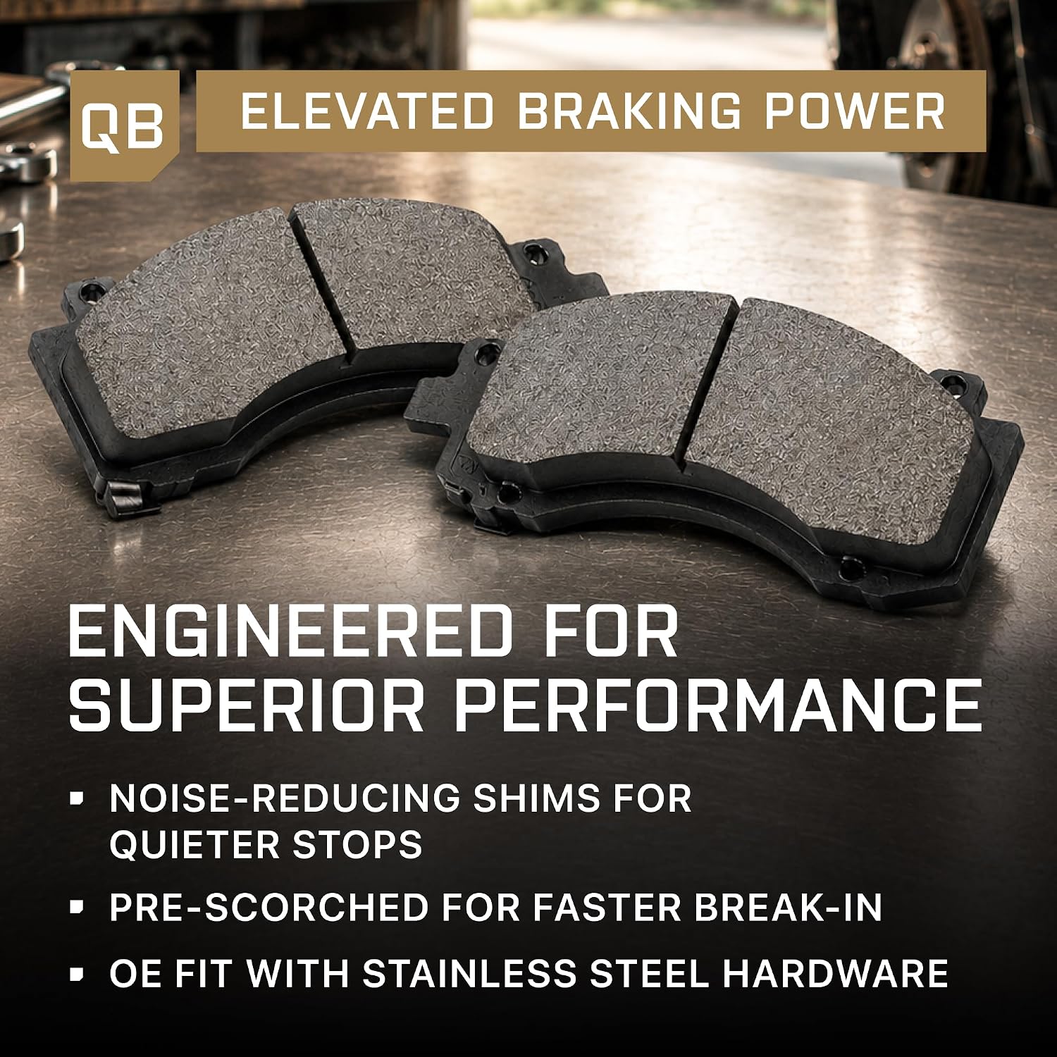 Thumbnail 3 de QUALITY-BUILT Ceramic Brake Pads BP1815C