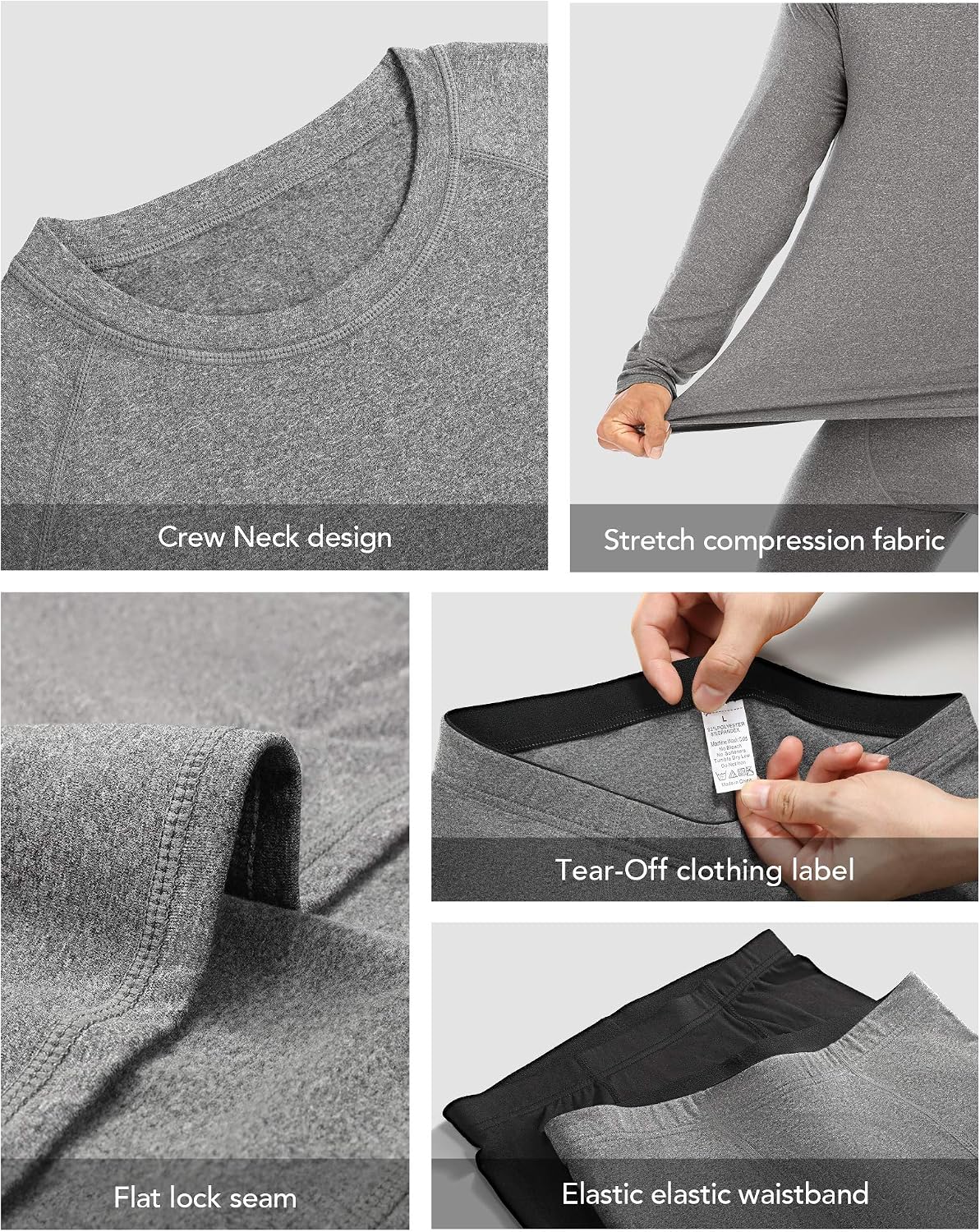 Thumbnail 4 de Roadbox Thermal Underwear Mens Base Layer