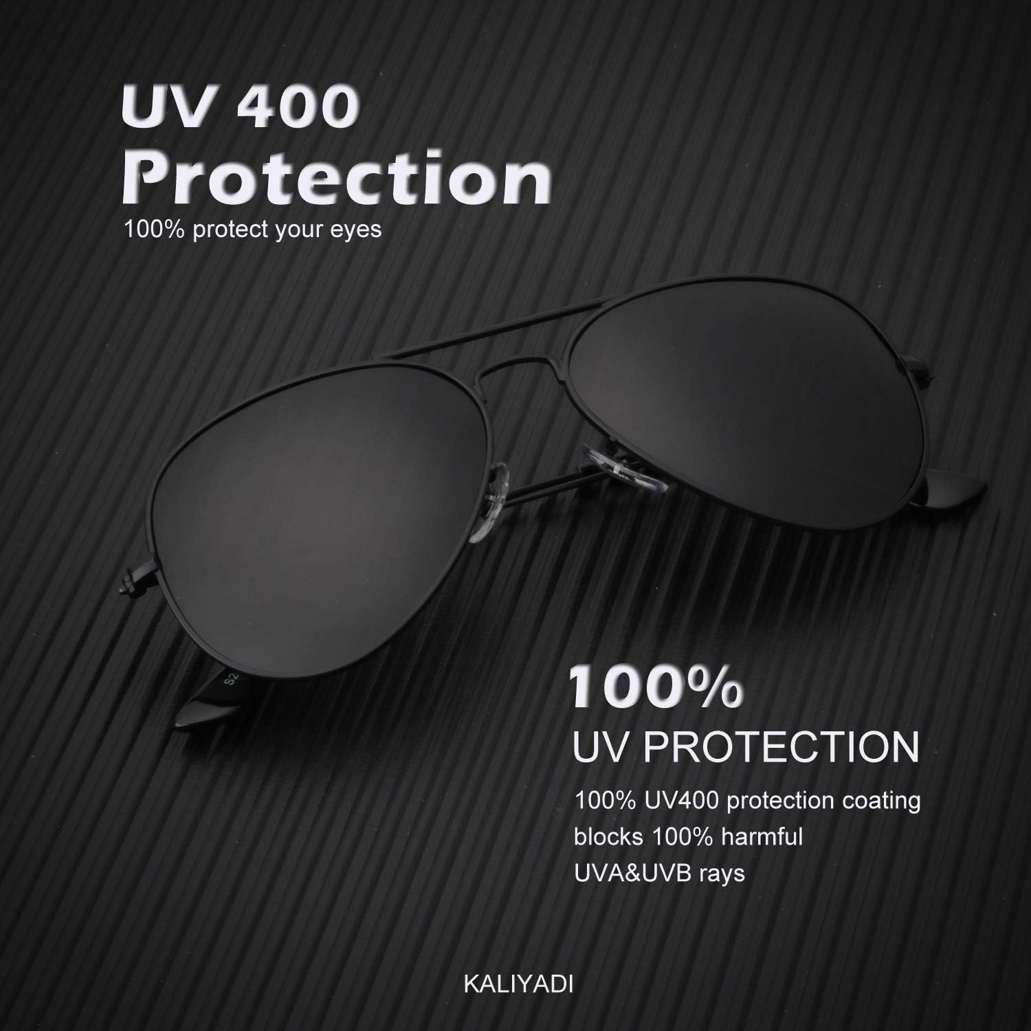 Detalle 2 de KALIYADI Classic Aviator 3-Pack Sunglasses 🕶