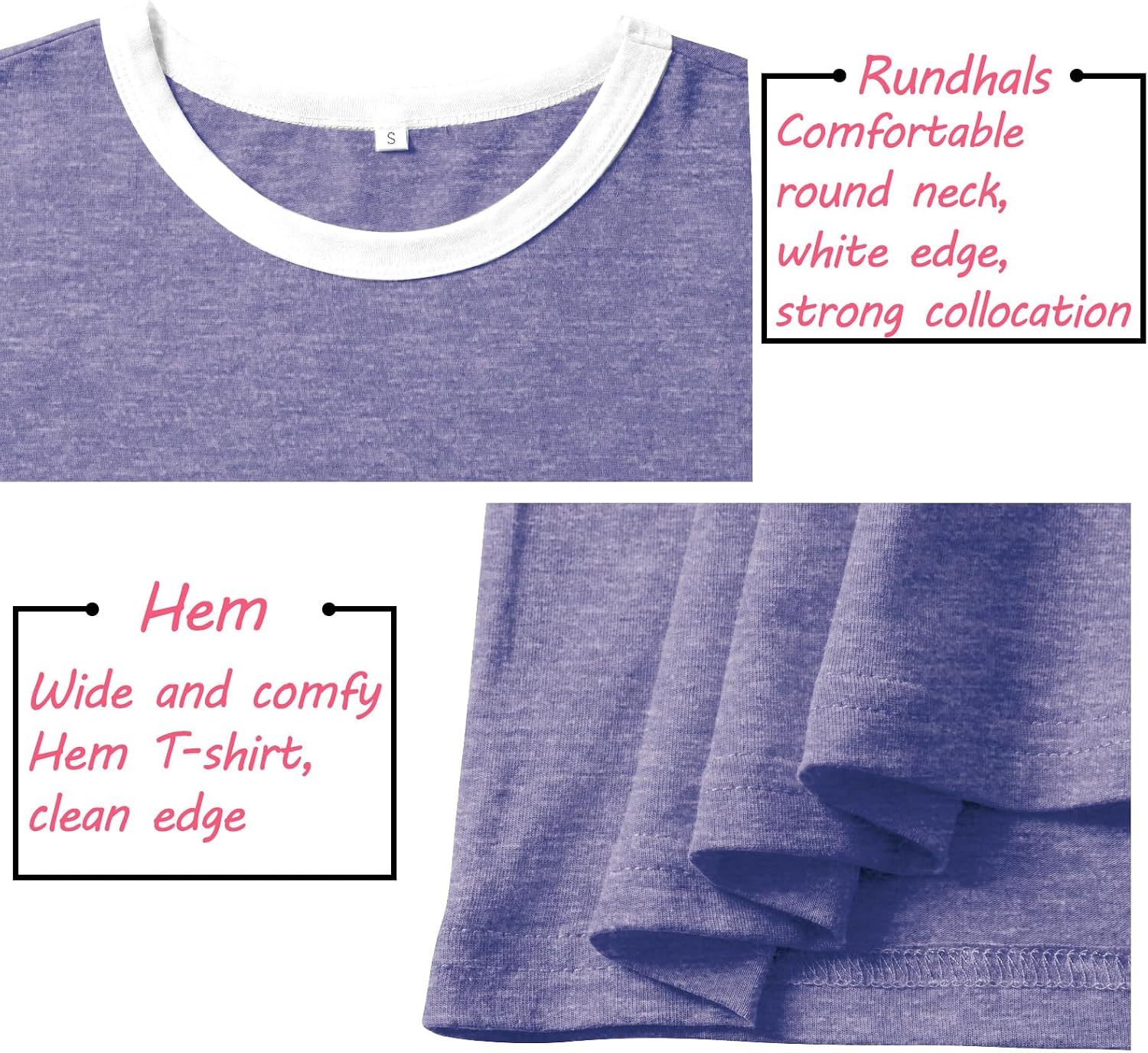 Detalle 1 de WIEIYM Good Vibes T-shirt, Rainbow S-XXL