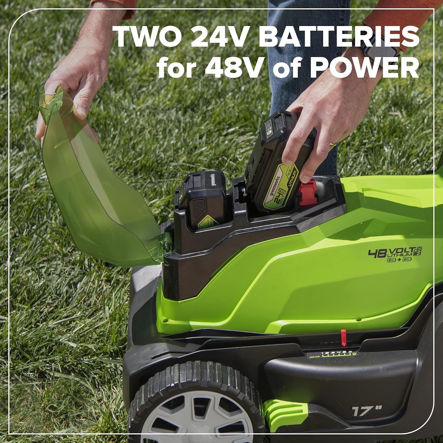Detalle 2 de Greenworks Push Lawn Mower 17-Inch
