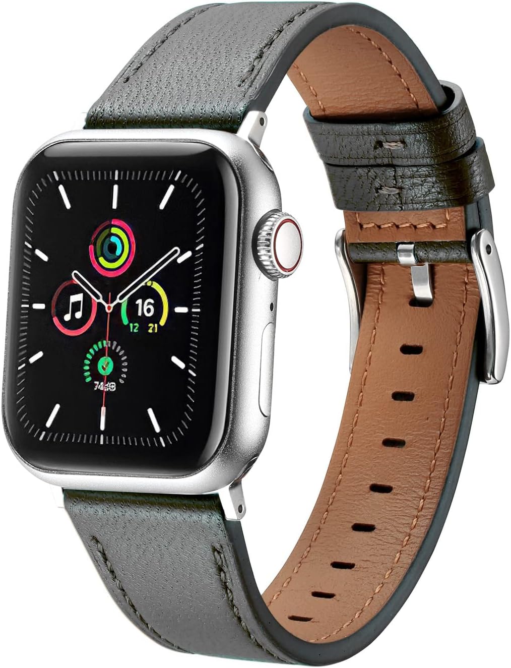 Detalle de MUENShop Sheep Leather Strap 45mm for Apple Watch