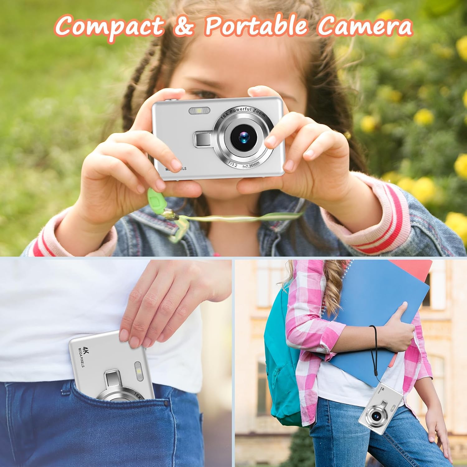 Thumbnail 5 de Digital Camera 1080P FHD 44MP 16X Zoom