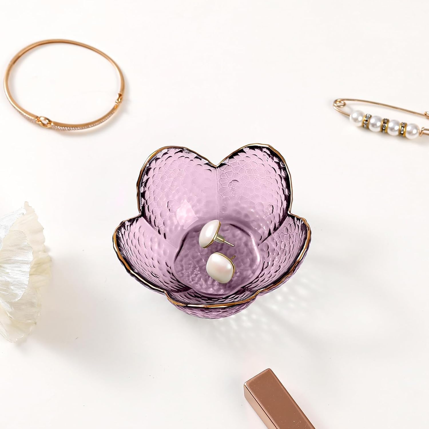 Detalle de Binoster floral trinket dish 9 cm