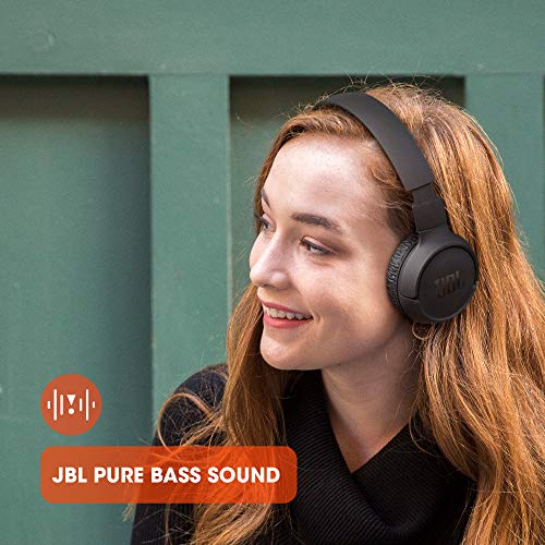 Detalle de JBL Tune 510BT Wireless Headphones: Up to 40 Hours Battery, Pure Bass Sound, and Everyday Comfort
