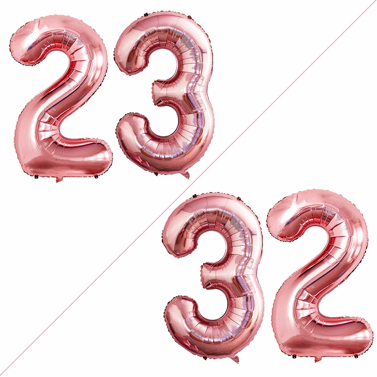 Detalle de GOER Number 9 Foil Balloons 42-Inch