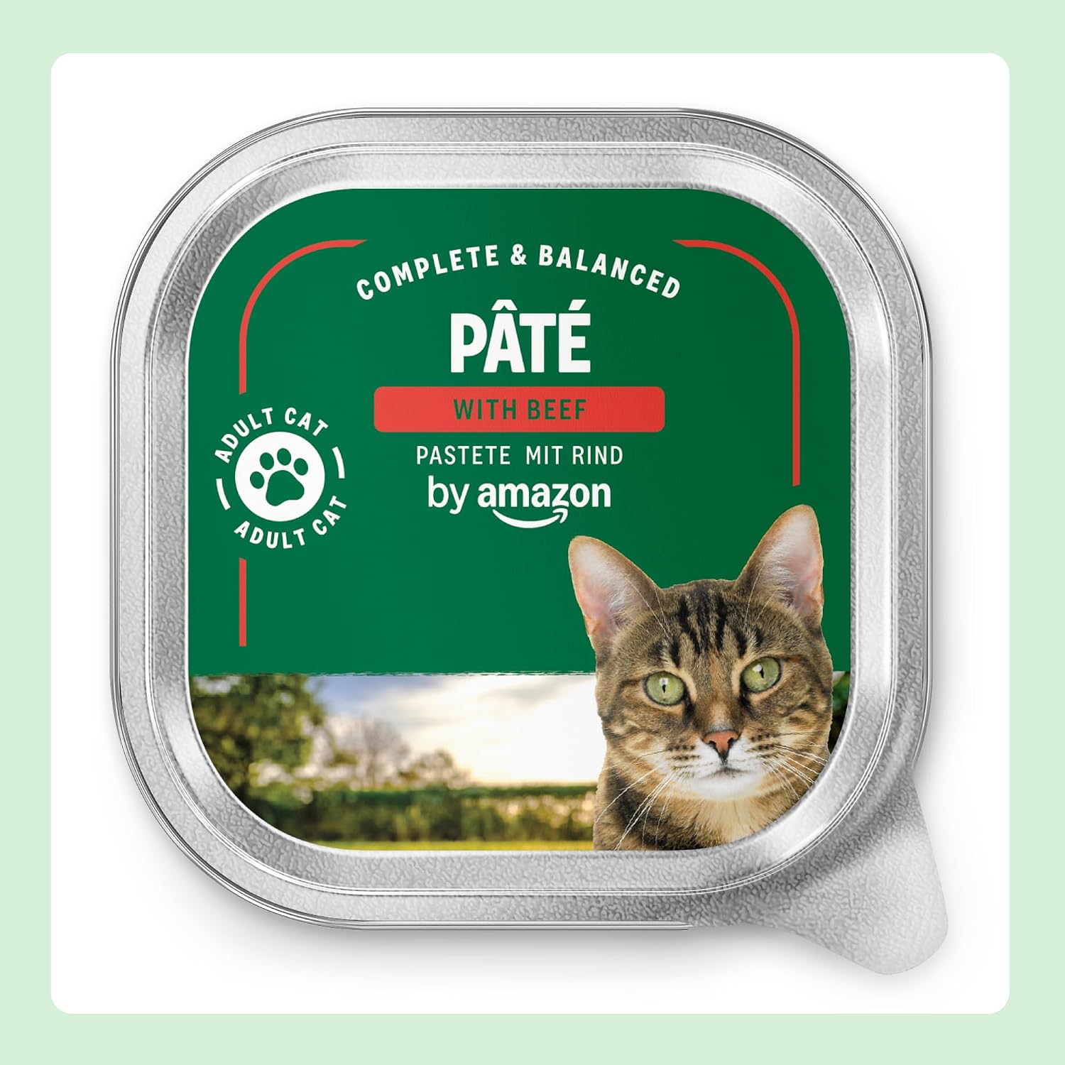 Thumbnail 1 de By Amazon Cibo Umido per Gatti – Paté di Manzo 100 g, confezione da 16