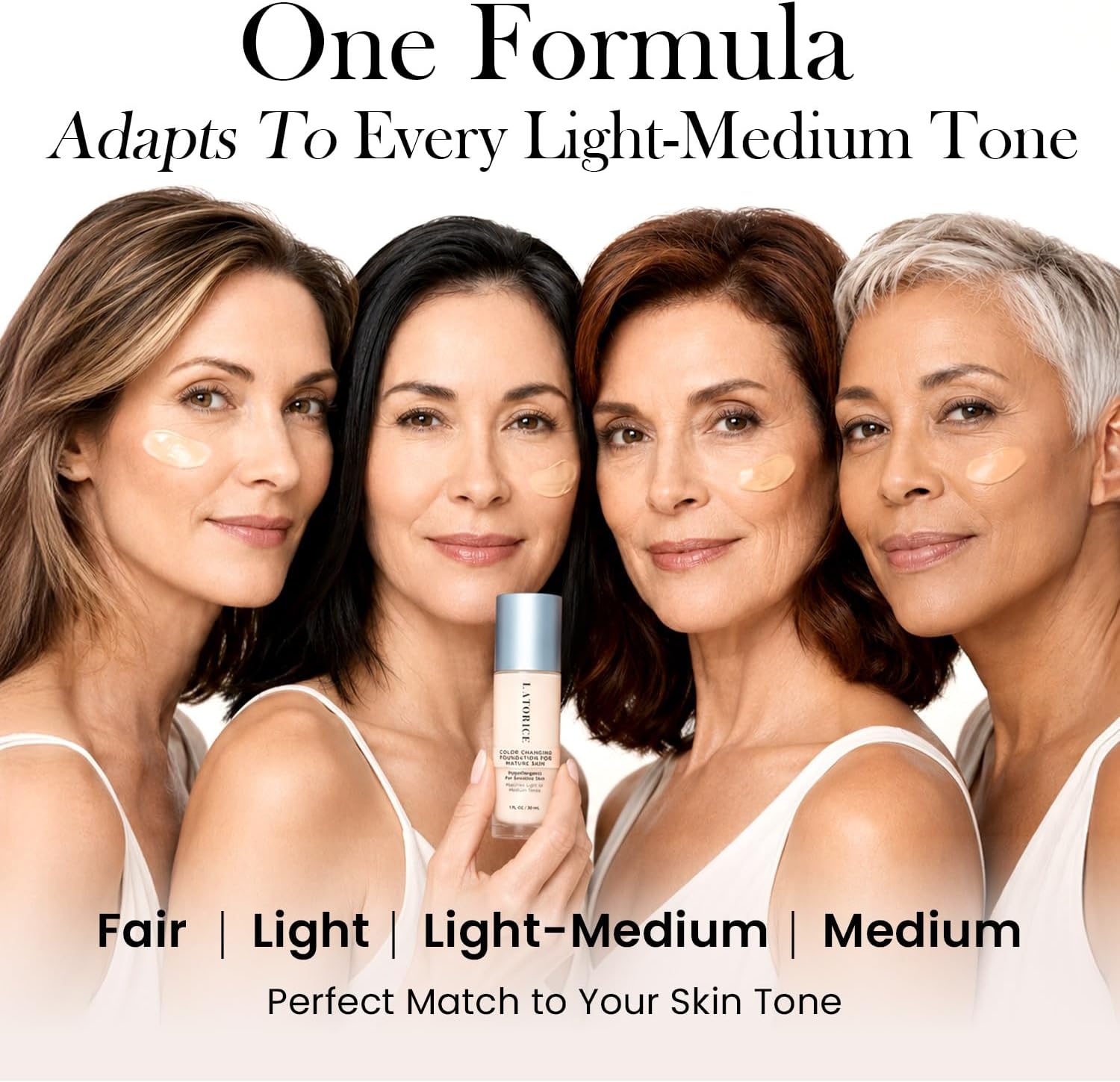 Thumbnail 6 de Latorice Colour-Changing Foundation for Mature Skin, Light-to-Medium Tones, Brush