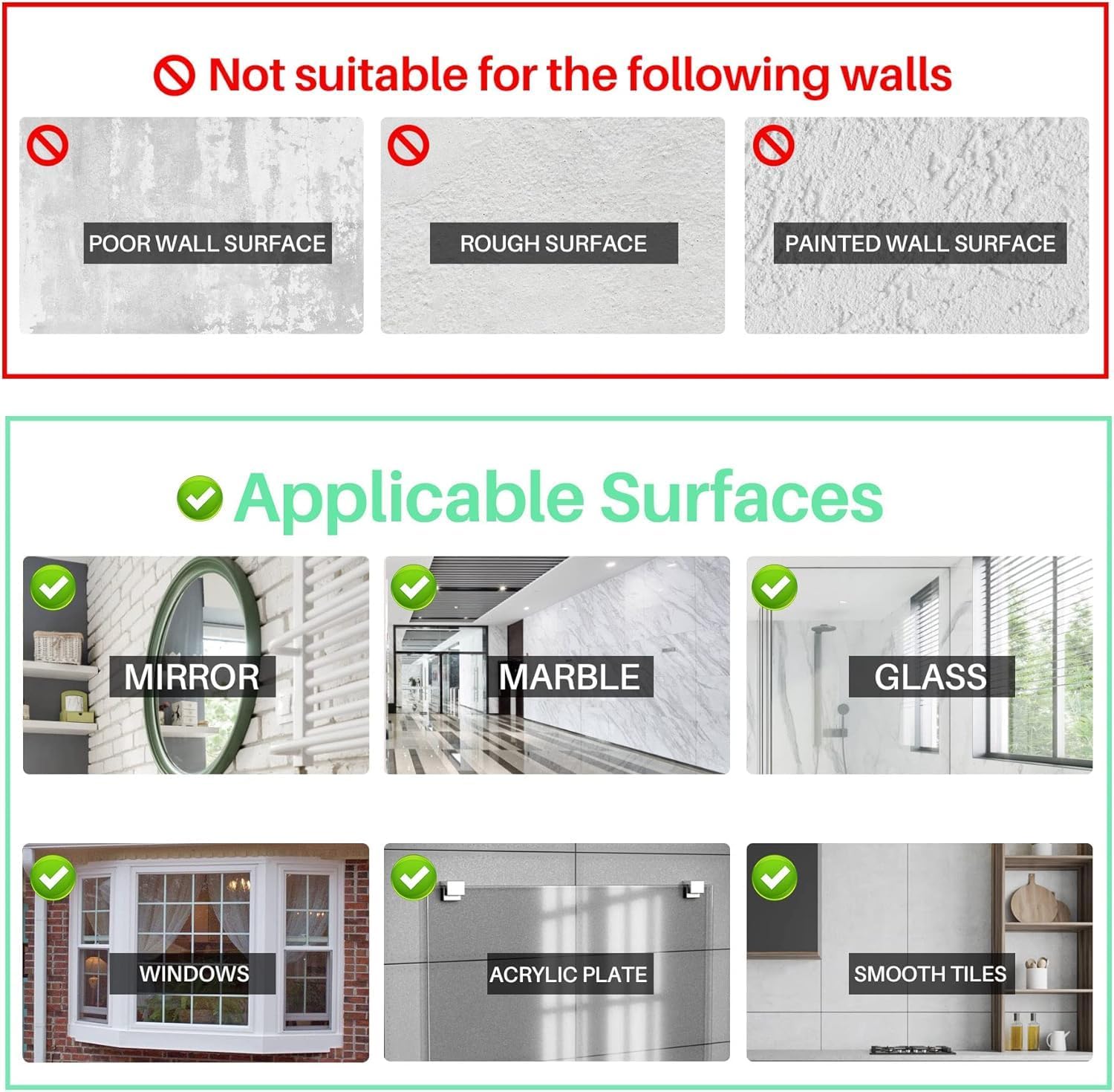Thumbnail 5 de Anteabee 3 Pack Suction Cup Hooks: Clear, Removable and Up to 11 lb on Smooth Surfaces