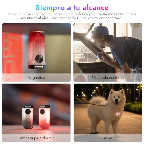 Thumbnail 8 de WUBEN E2 Mini: linterna LED recargable 3‑en‑1 para llavero y collar
