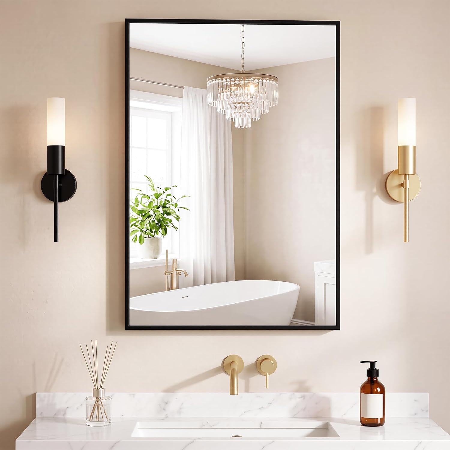Detalle de NEWBULIG Wall Mirror, 24 x 36 in.