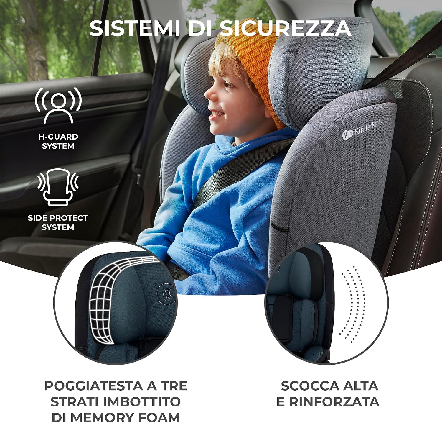 Thumbnail 5 de Kinderkraft ONETO3 I-SIZE seggiolino auto 9-36 kg 👶
