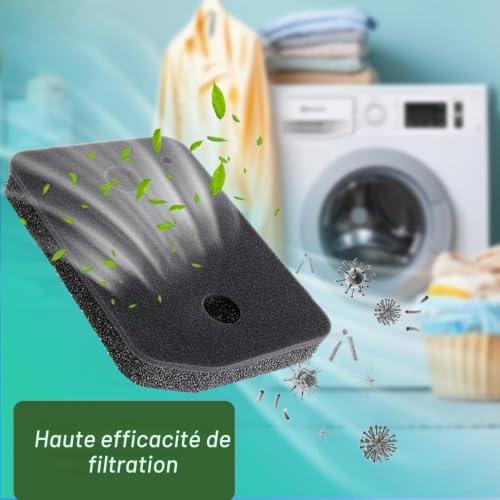 Detalle 2 de 2 Filtres Éponges pour Sèche-Linge XZGm – Compatibles Miele T1 (lot de 2)
