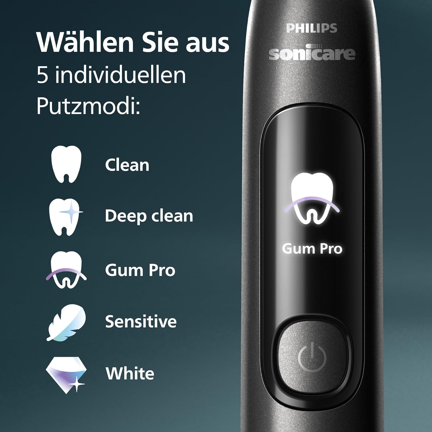 Thumbnail 4 de Philips Sonicare AdvancedClean Limited Edition HX3792/11 mit Smart Screen & Drucksensor (5 Putzmodi)