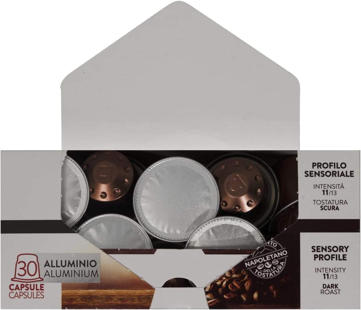 Thumbnail 3 de Kimbo Macinato Fresco, 30 Capsule Caffè in Alluminio Compatibili Nespresso Original, Miscela Forte e Corposa