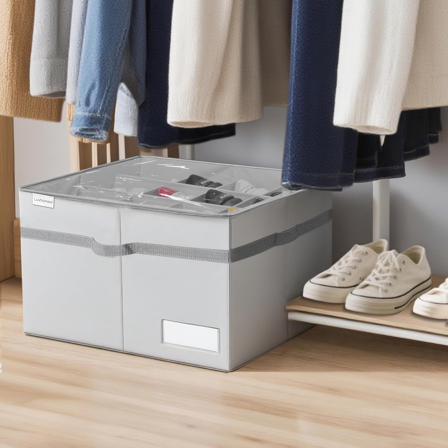Detalle 2 de Organizer Scarpe per Armadio 16 Paia 53x42x33 cm
