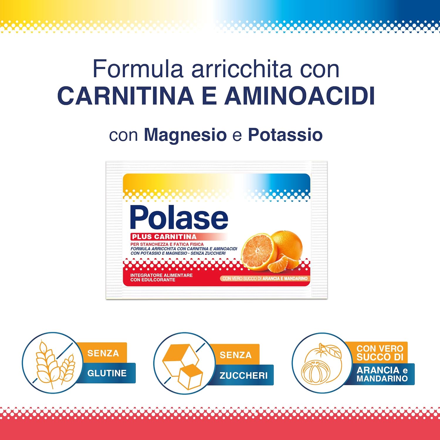 Detalle de Polase Plus Carnitina Integratore: supporto contro stanchezza e fatica fisica, 36 bustine