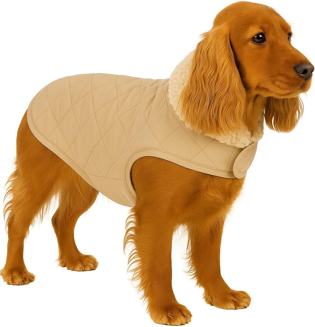Detalle de Flamingo Hundemantel Bonnie – Beige (Premium Line)
