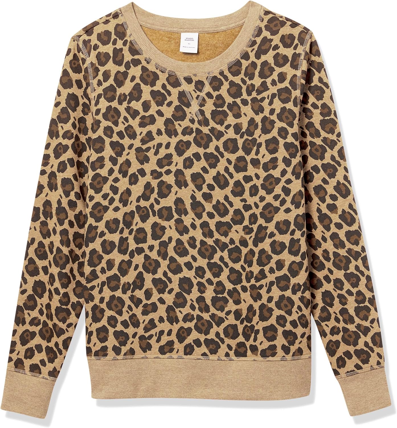 Detalle 2 de Amazon Essentials Women's Fleece Crewneck Long Sleeve Pullover Sweatshirt (Plus Size)