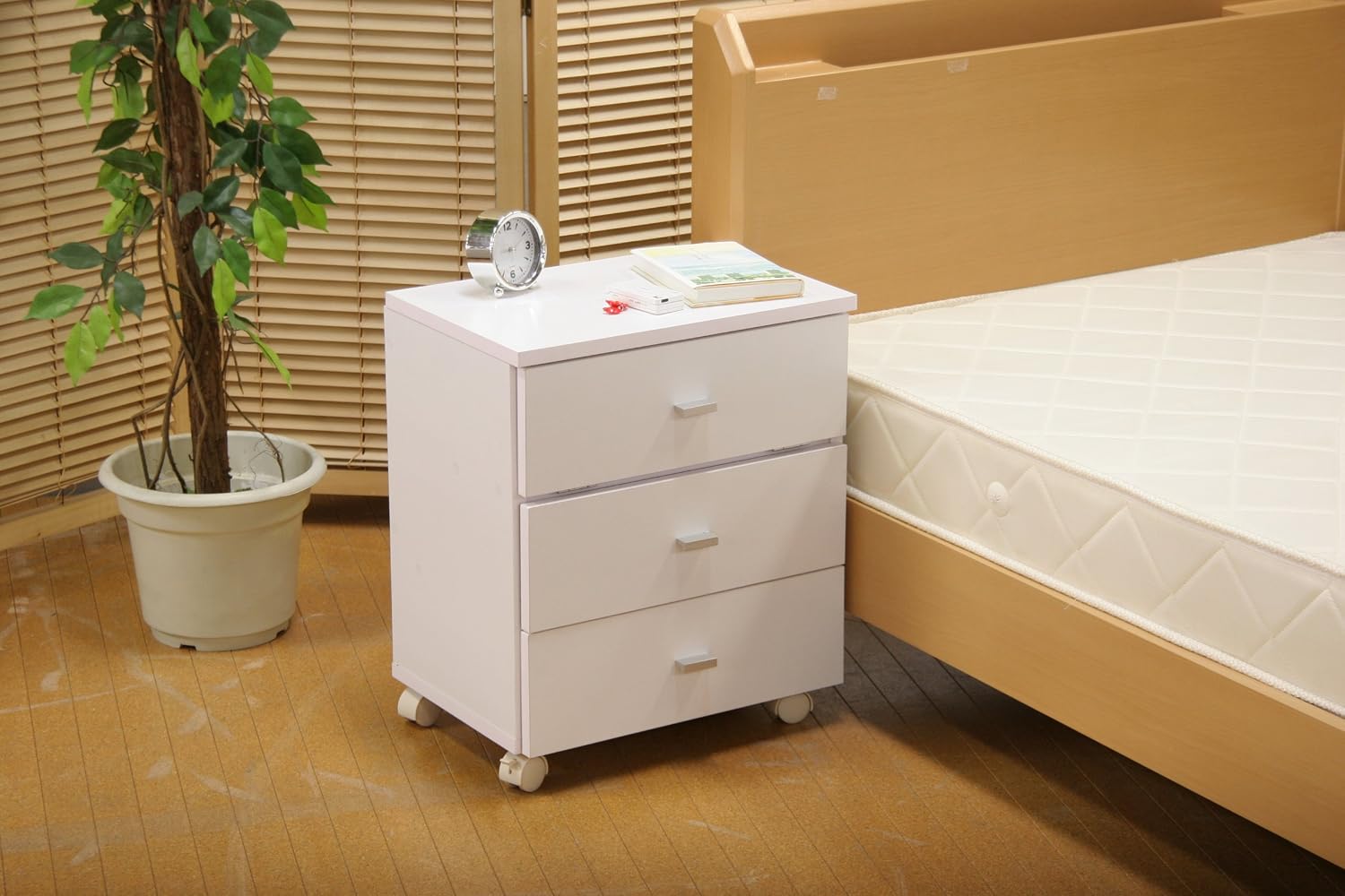 Detalle 2 de 不二貿易 フィーゴ 81893 ドレッサー 幅45cm・キャスター付き・2Way