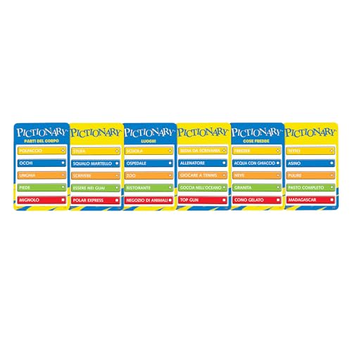 Detalle de Mattel Games Pictionary Gioco da Tavolo 40° anniversario – 2 squadre, 8+