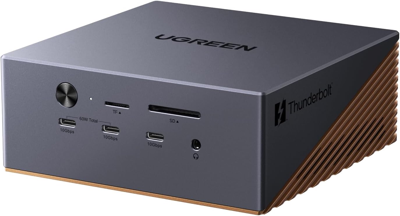Detalle de UGREEN Maxidok Thunderbolt 5 Docking Station (Revodok 17-in-1) for TBT5/4 Laptops