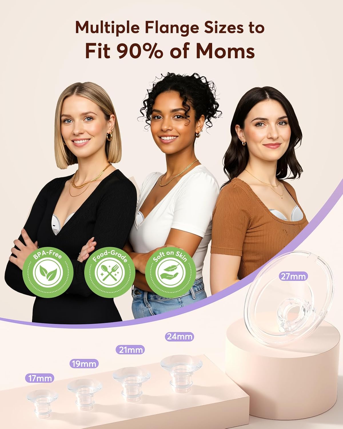 Thumbnail 6 de Haokoo Wearable Electric Breast Pump: Hands-Free, Discreet, and Long-Lasting