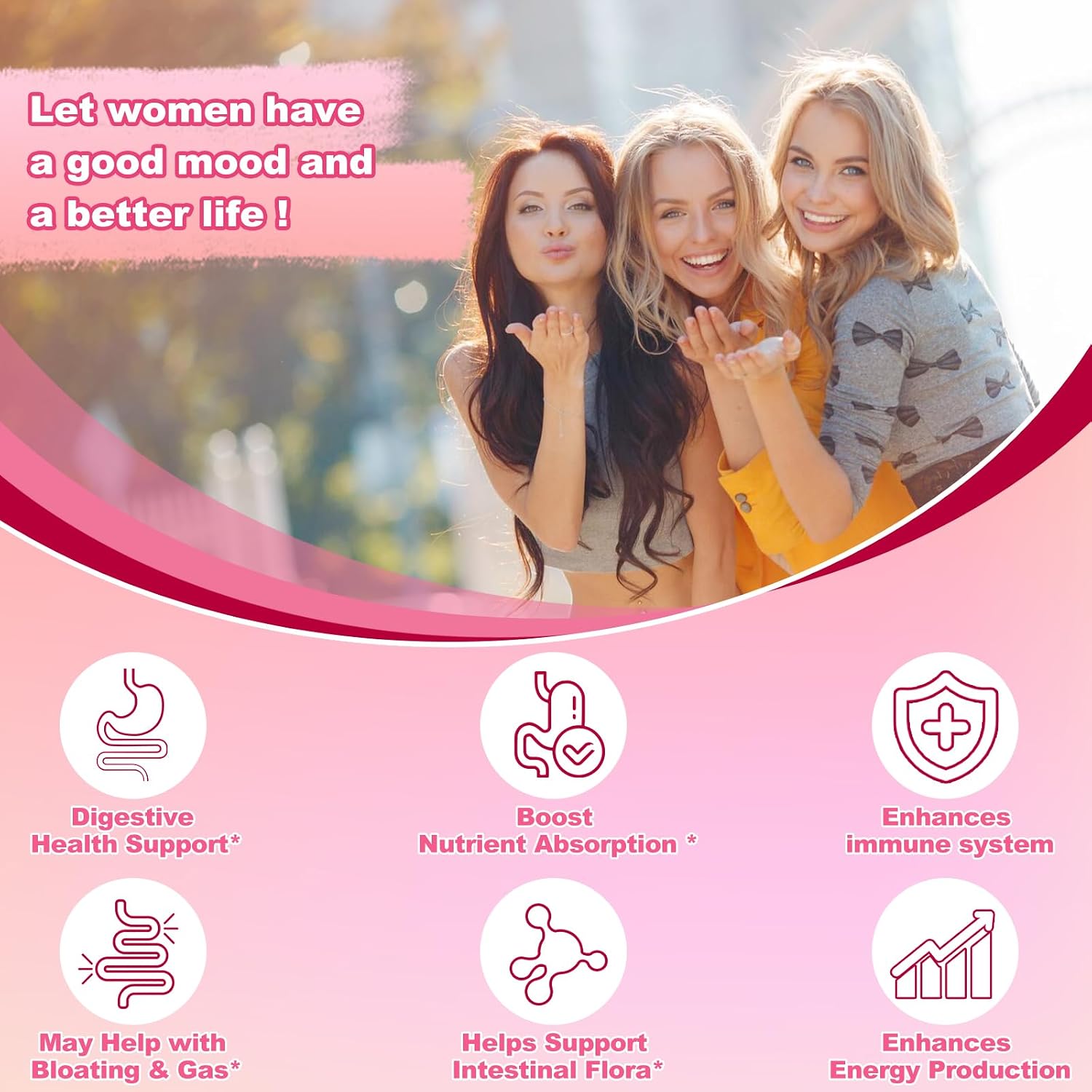 Detalle 2 de KFG Women's Probiotic Tablets, 100 Tablets