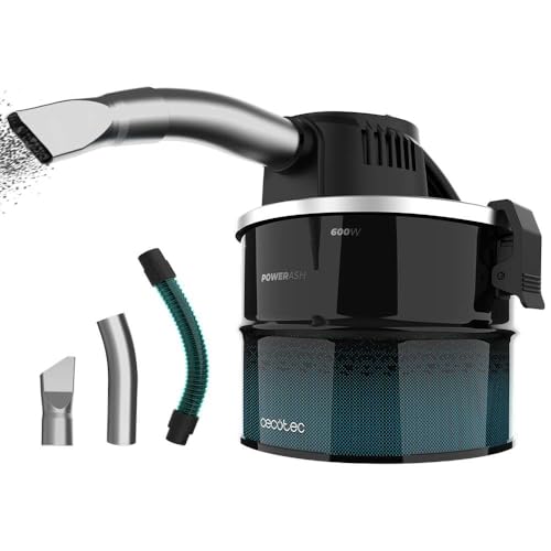 Cecotec Conga Ash 1000 Home, aspirador de cenizas de 4 L, 600 W y 13 kPa