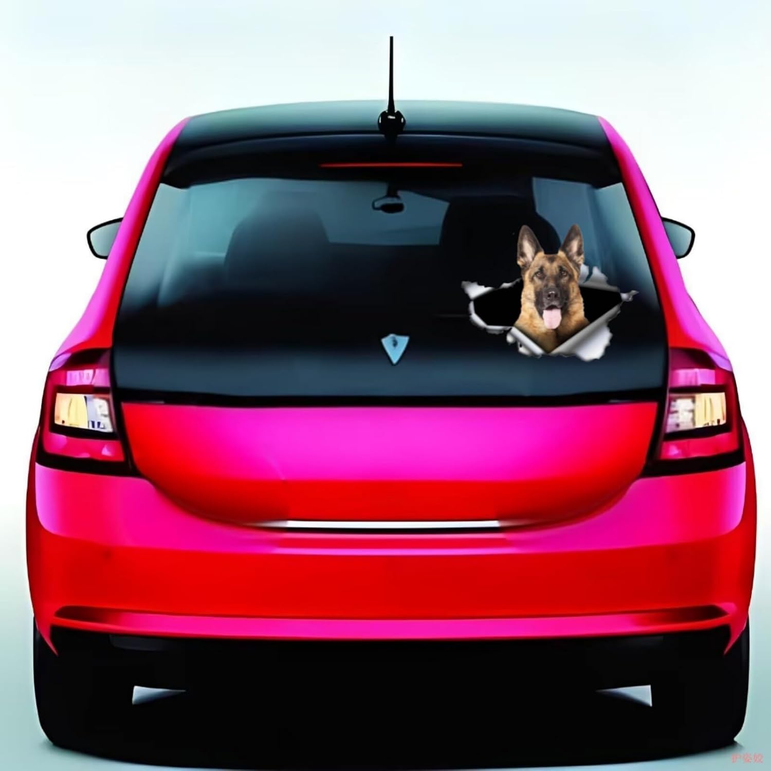 Detalle 1 de Deutscher Schäferhund Autoaufkleber 18 cm