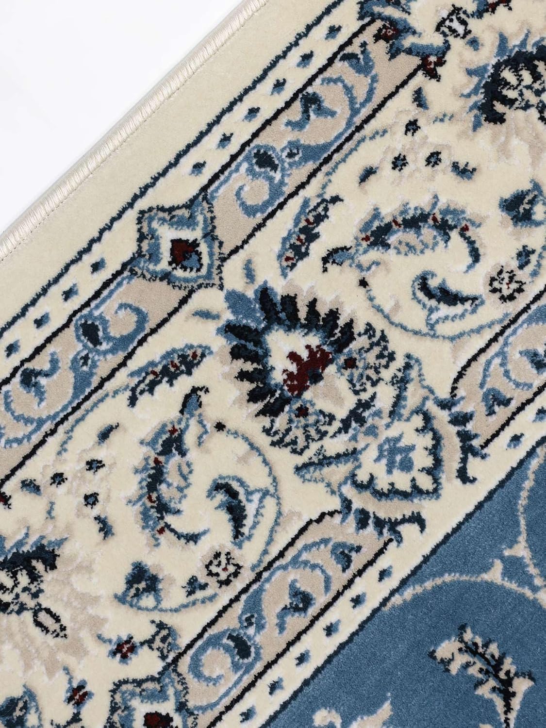 Detalle de RugVista Nain Florentine Rug, 160 x 230 cm, Light Blue, Medium Pile