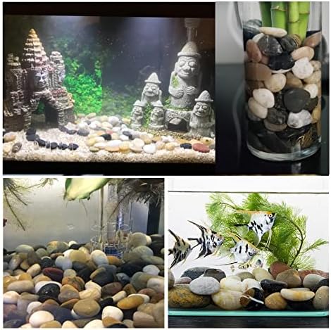 Thumbnail 3 de Hisredsun 10.5 lb Polished River Pebbles for Garden 🪨