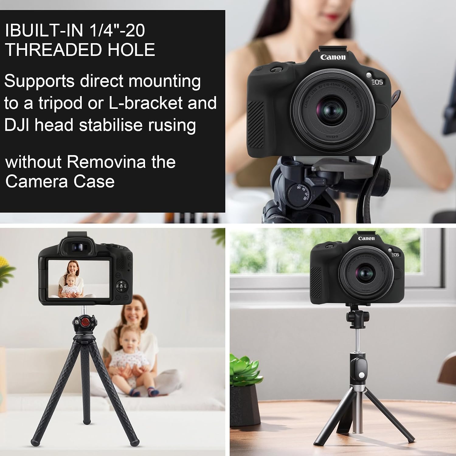 Thumbnail 6 de Elonbo Silicone Case for Canon EOS R50