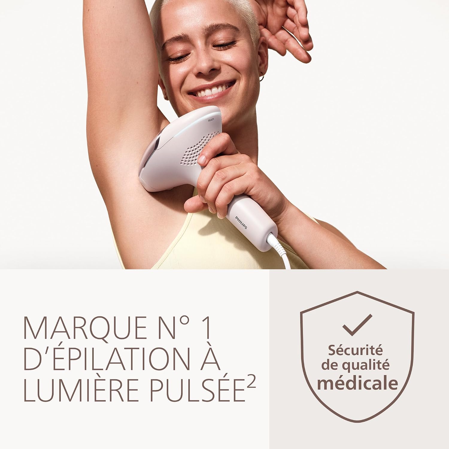 Detalle de Philips Lumea 7000 BRI933/00 IPL-ontharingsapparaat met SmartSkin-sensor