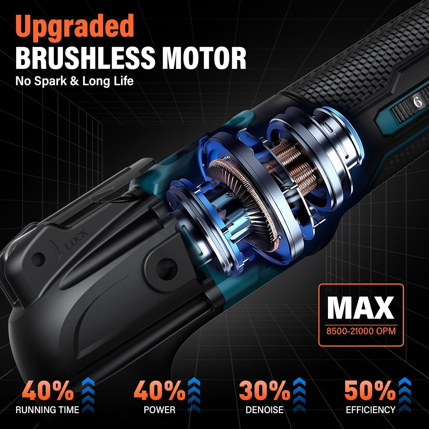 Detalle 2 de Oszillationswerkzeug Akku 18V Makita kompatibel