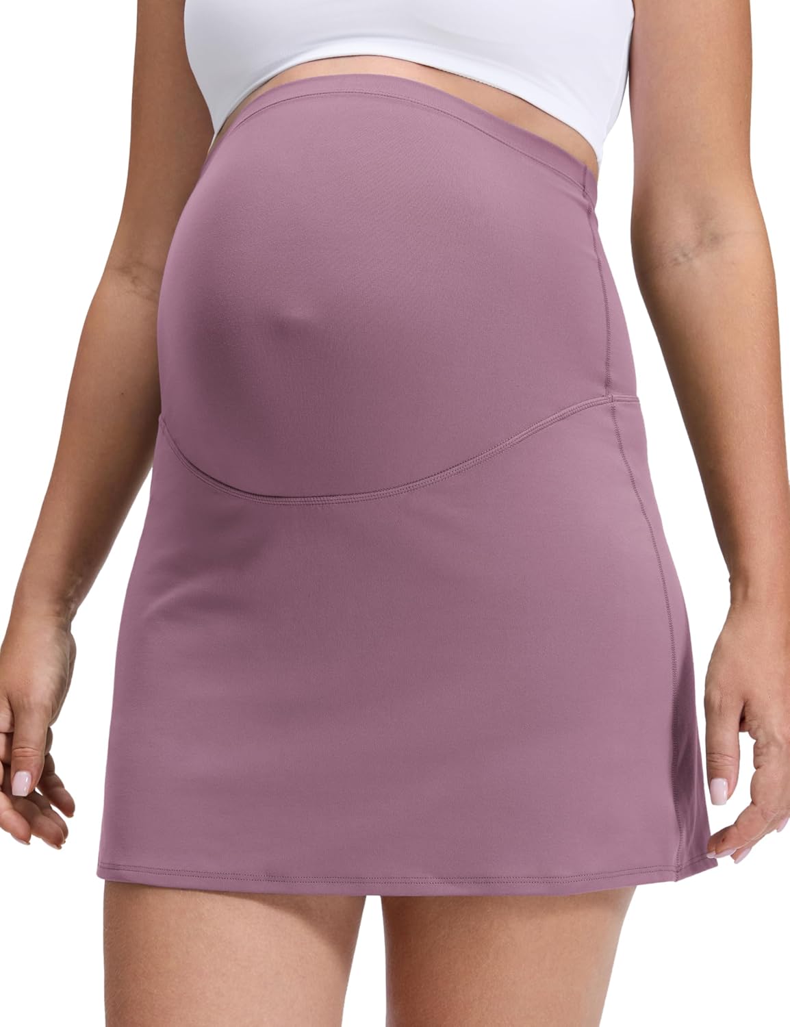 Thumbnail 6 de CRZ YOGA Butterluxe maternità Alta Vita A Linea Golf Casuale: gonne e pantaloncini con tasche per donna -36.8 cm