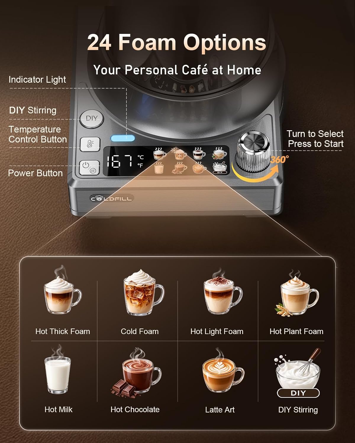 Thumbnail 1 de COLDFILL Milk Frother 800ml