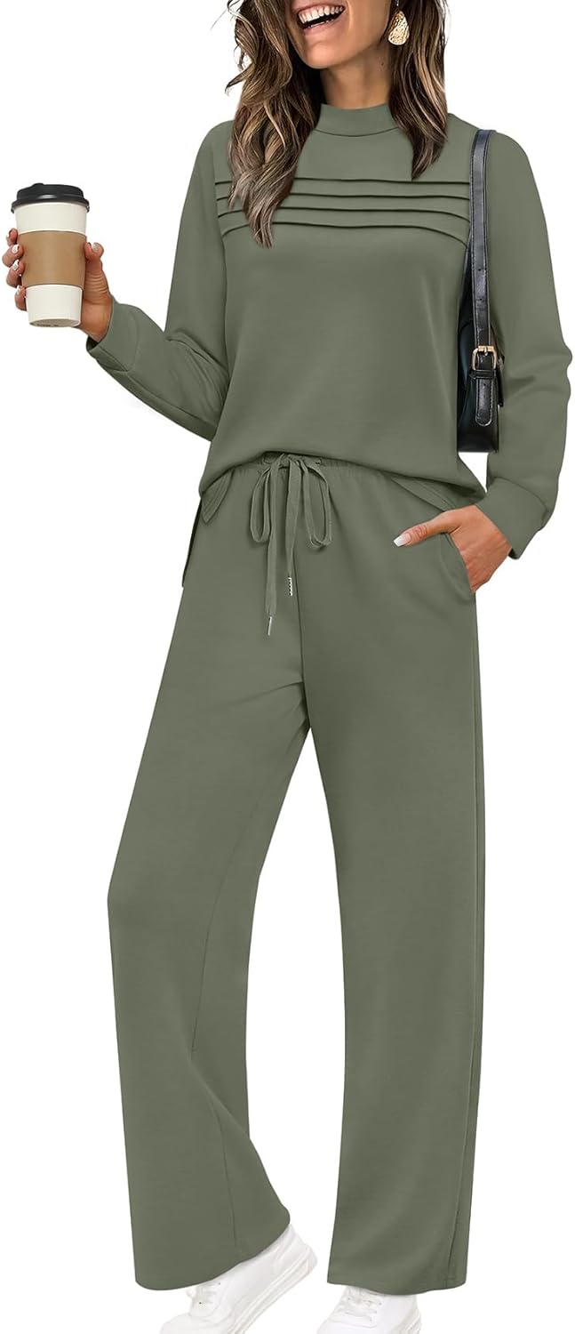 WIHOLL Two Piece Lounge Set for Women S-3XL
